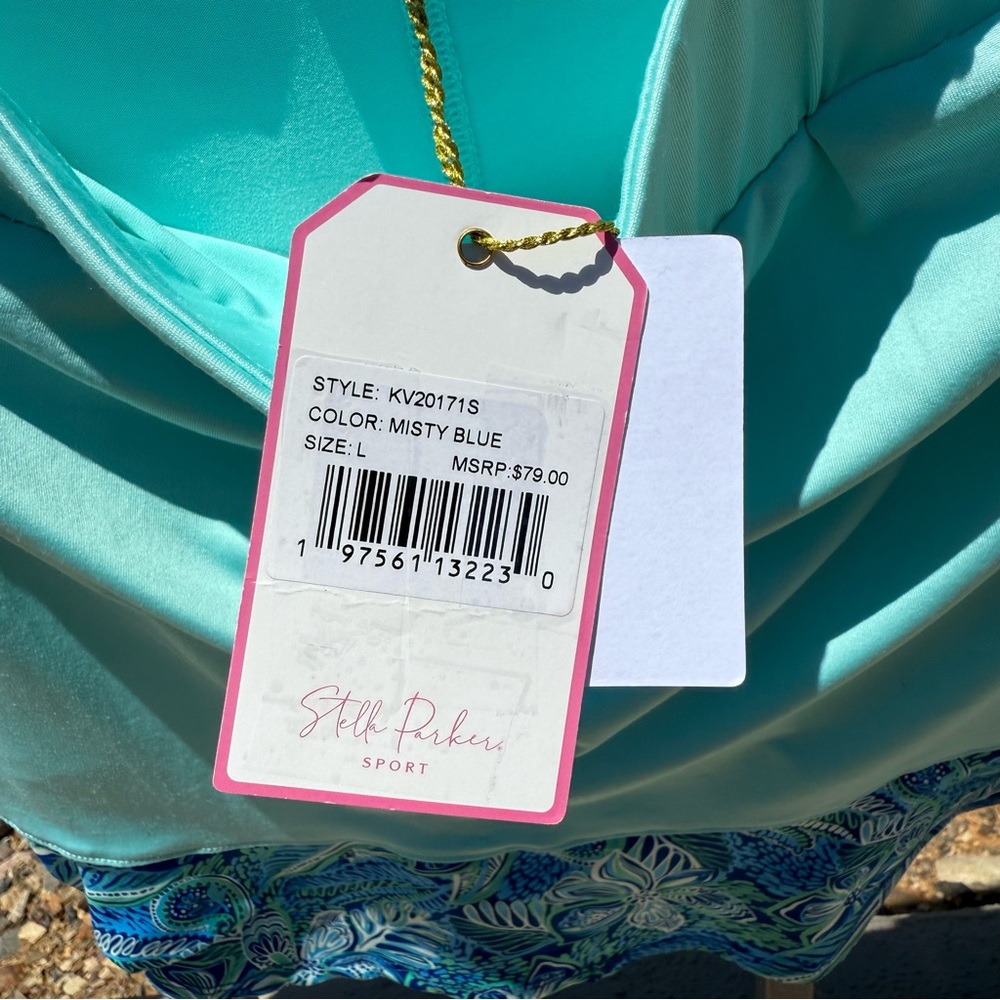 ⬇️💲Stella Parker NWT Misty Blue Skort for Women - Picture 2 of 16
